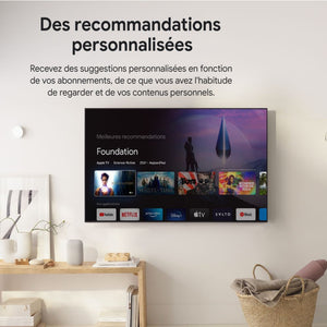 Passerelle multimédia Google Chromecast HD avec Google TV - Maitighar