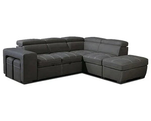 Canape premium confort gris gauche - Canapé - Maitighar