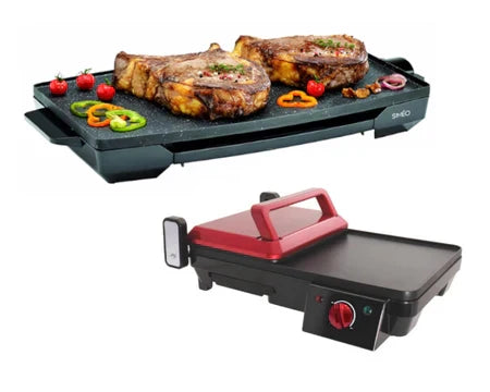Plancha xxl + grill malin - Plancha électrique - Maitighar