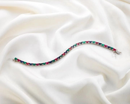 Bracelet trio precieux - Bracelet pierres précieuses