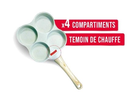 Poele sucree salee x2 - Poêle 4 compartiments