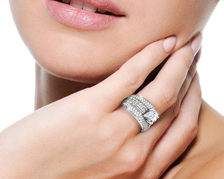 Bague diamants eternels - Bague diamant