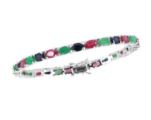 Bracelet trio precieux - Bracelet pierres précieuses