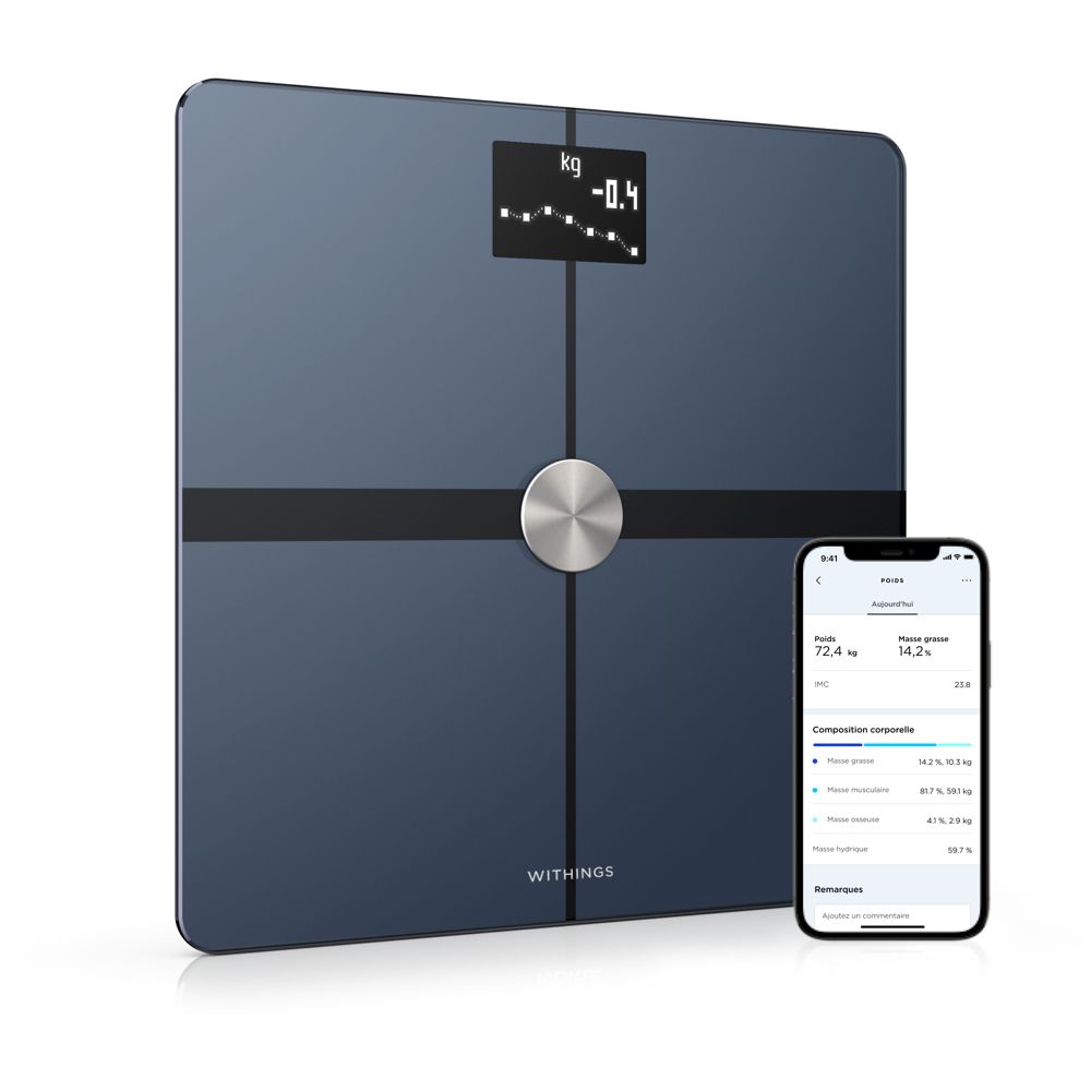 Pèse personne connecté Withings Body Plus Noir - Maitighar