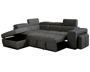 Canape premium confort gris droit - Canapé - Maitighar