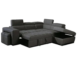 Canape premium confort gris gauche - Canapé - Maitighar