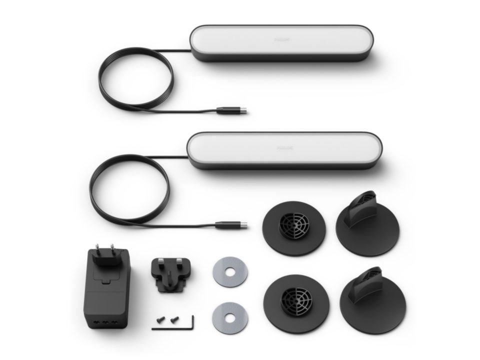 Lampe connectée Philips Hue Play Pack x2 Noir - Maitighar