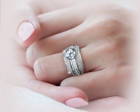 Bague diamants eternels - Bague diamant