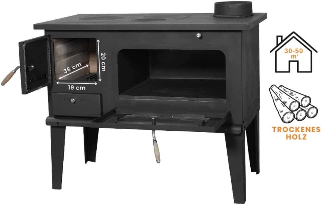Cuisinière à Bois Balkan Energy 4014 7,9 kW - Maitighar