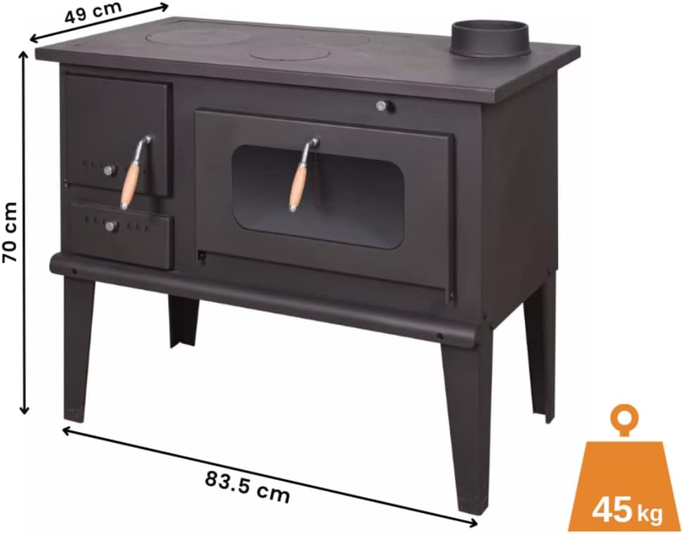 Cuisinière à Bois Balkan Energy 4014 7,9 kW - Maitighar