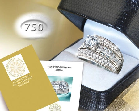 Bague diamants eternels - Bague diamant