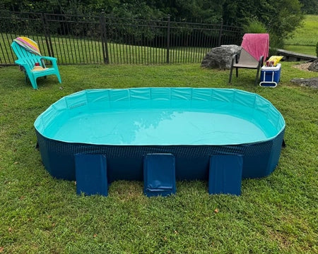 Piscine pliante taille l - Piscine pliable