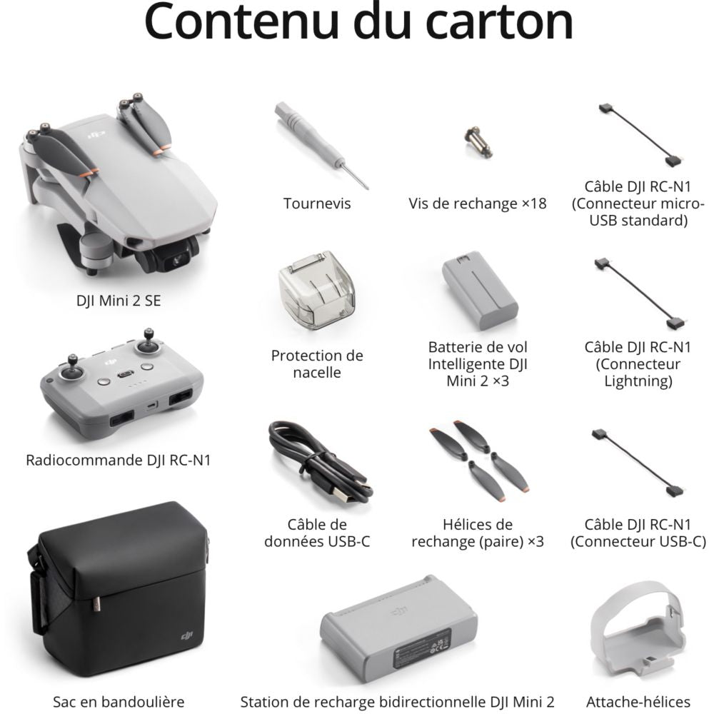 Drone Dji Mini 2 SE Fly More Combo - Maitighar