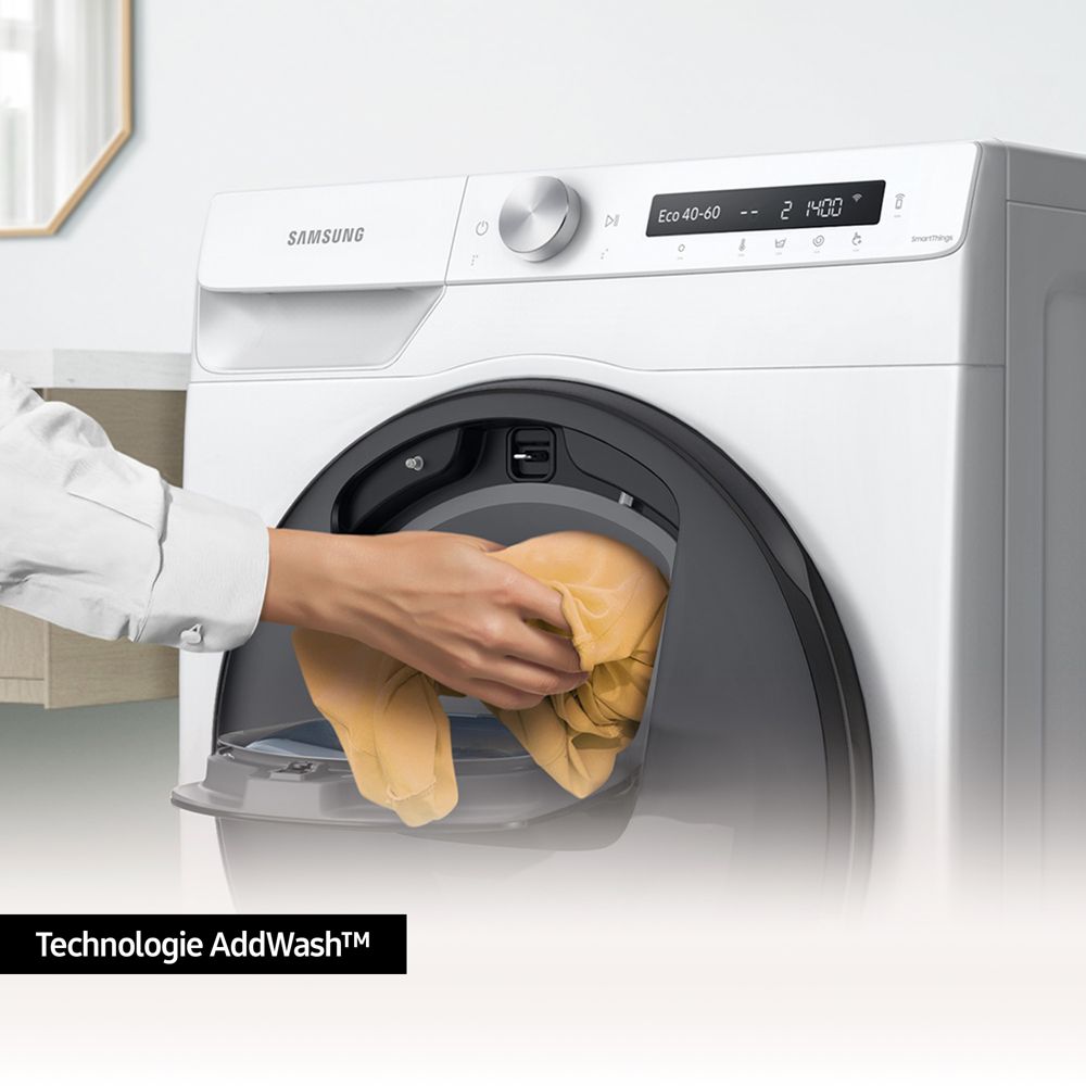 Lave linge hublot Samsung WW80T552DAW AddWash - Maitighar