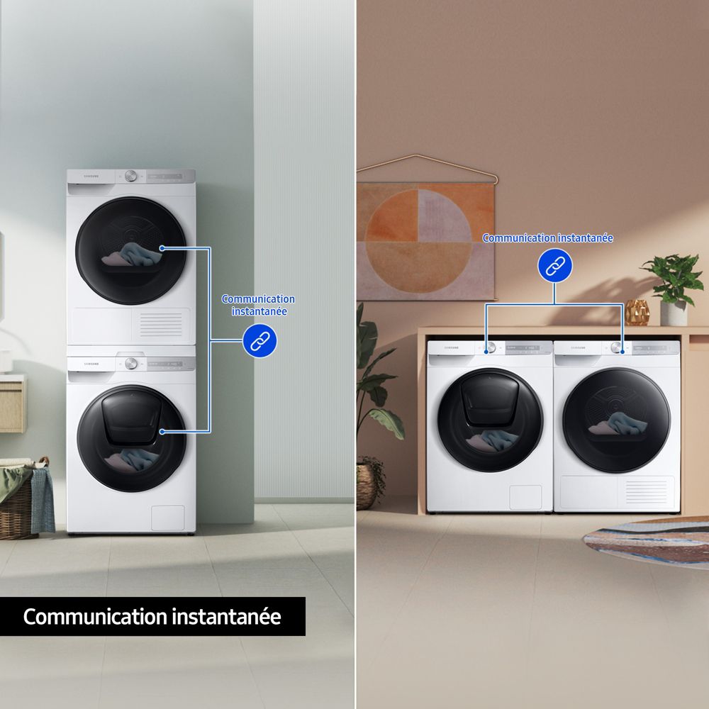 Lave linge hublot Samsung WW80T552DAW AddWash - Maitighar