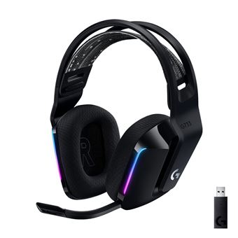 Casque gaming sans fil Logitech Lightspeed RVB G733