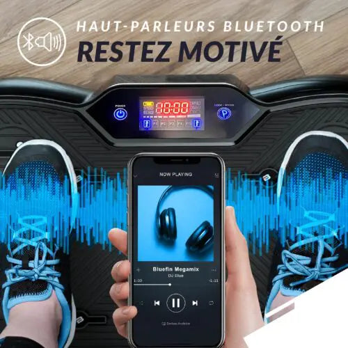 Plateforme Vibrante Ultra Slim Plus Bluefin Fitness - Maitighar
