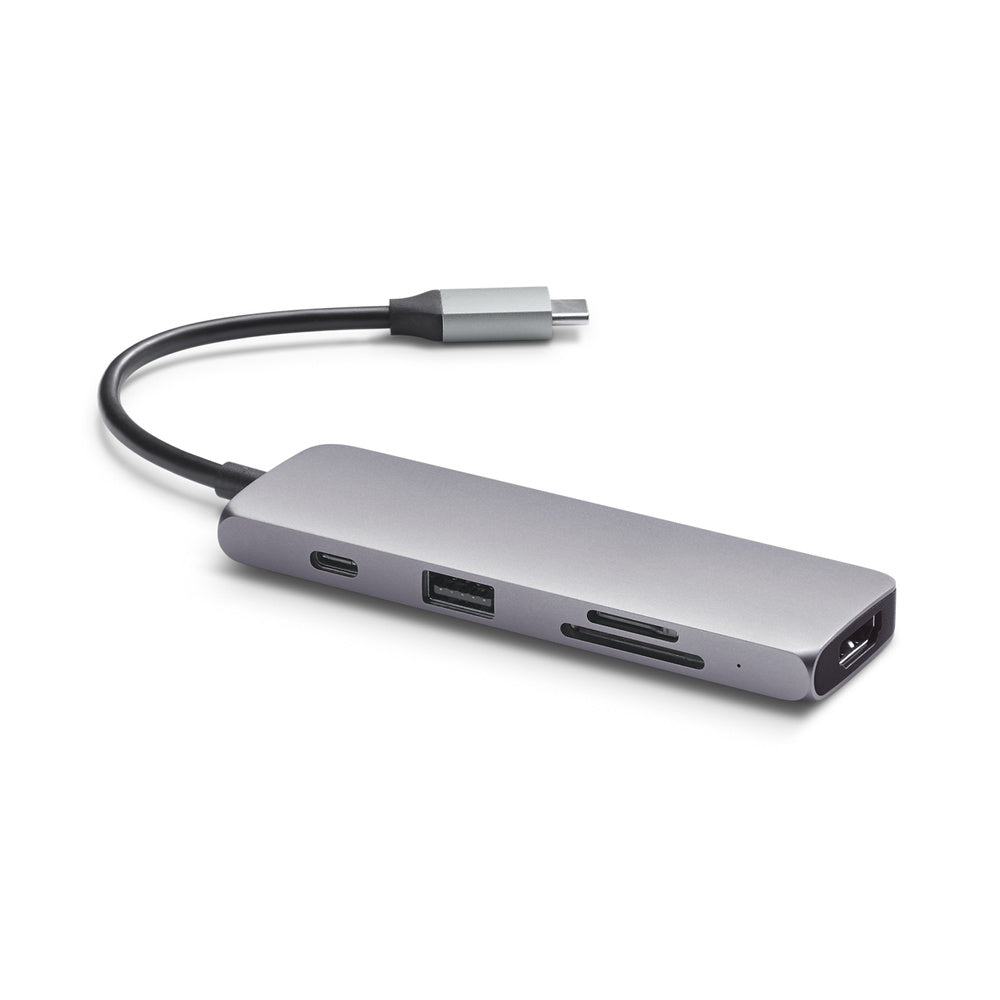 Adaptateur Multiport Pro USB-C Aluminium de Satechi