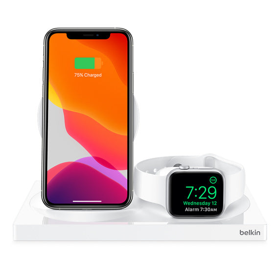 Station de charge sans fil 3-en-1 BOOST↑CHARGE™ de Belkin pour iPhone + Apple Watch + AirPods
