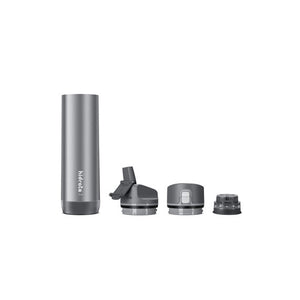 Gourde intelligente HidrateSpark PRO STEEL - 21 oz (620 ml) + bouchon supplémentaire avec paille