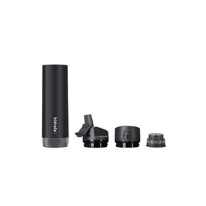 Gourde intelligente HidrateSpark PRO STEEL - 21 oz (620 ml) + bouchon supplémentaire avec paille