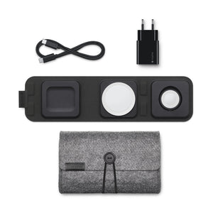 Chargeur de voyage 3‑en‑1 de mophie avec MagSafe