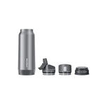 Charger l&#39;image dans la galerie, Gourde connectée HidrateSpark PRO STEEL (945 ml) + bouchon supplémentaire avec paille
