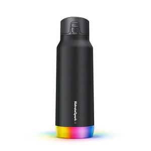 Gourde connectée HidrateSpark PRO STEEL (945 ml) + bouchon supplémentaire avec paille
