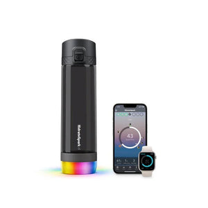 HidrateSpark PRO en plastique Tritan (700 ml) + bouchon supplémentaire avec paille