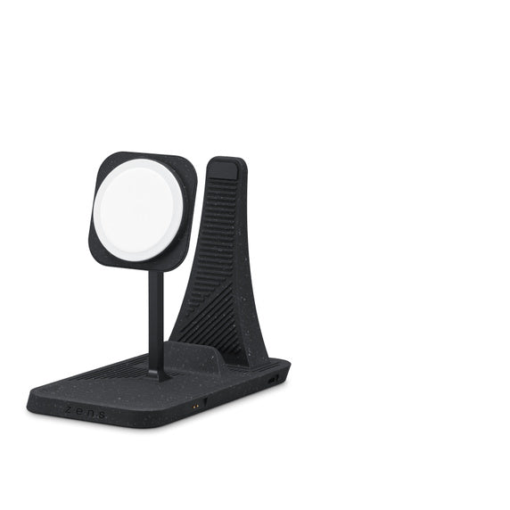 Chargeur sans fil modulaire 3-en-1 de Zens avec support de charge pour iPad