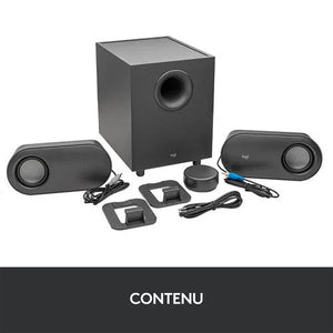 Haut-Parleurs D'Ordinateur Bluetooth Z407 Avec Subwoofer et Commande Sans Fil