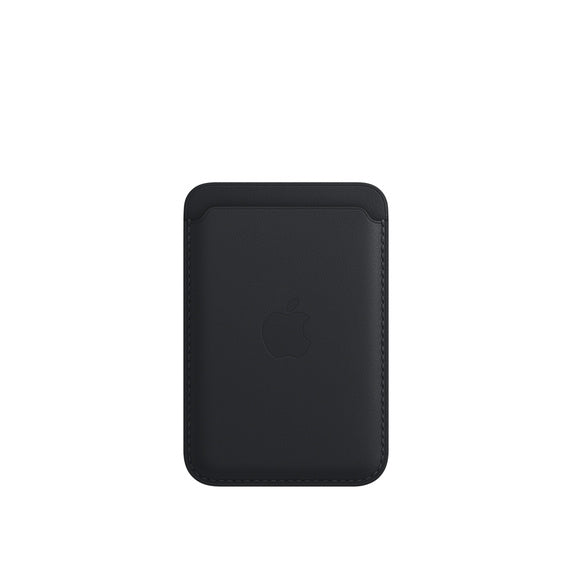 Porte-cartes en cuir avec MagSafe pour iPhone