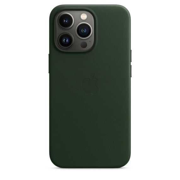 Coque en cuir avec MagSafe pour iPhone 13 Pro