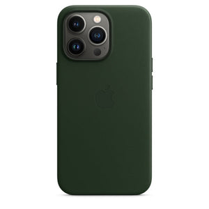 Coque en cuir avec MagSafe pour iPhone 13 Pro