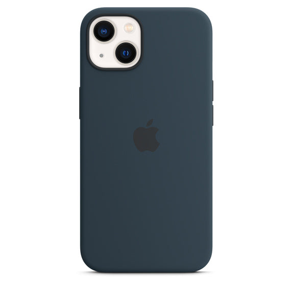 Coque en silicone avec MagSafe pour iPhone 13