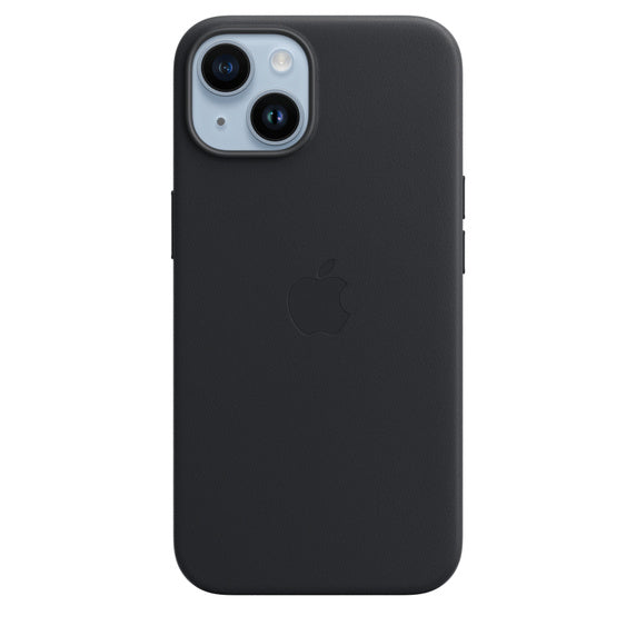 Coque en cuir avec MagSafe pour iPhone 14