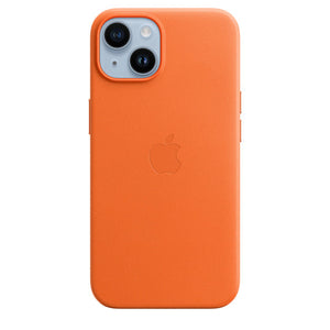 Coque en cuir avec MagSafe pour iPhone 14