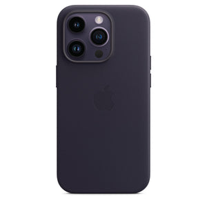 Coque en cuir avec MagSafe pour iPhone 14 Pro