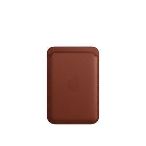 Porte-cartes en cuir avec MagSafe pour iPhone