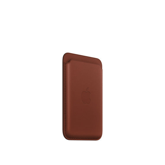 Porte-cartes en cuir avec MagSafe pour iPhone