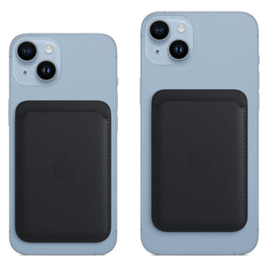 Porte-cartes en cuir avec MagSafe pour iPhone