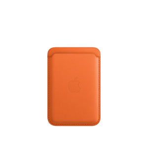 Porte-cartes en cuir avec MagSafe pour iPhone
