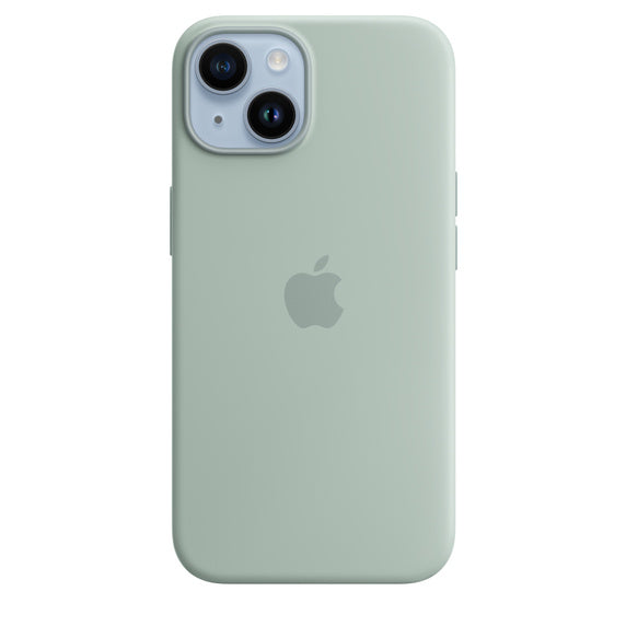 Coque en silicone avec MagSafe pour iPhone 14