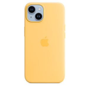 Coque en silicone avec MagSafe pour iPhone 14