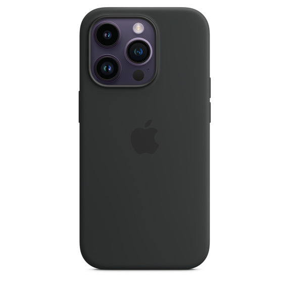 Coque en silicone avec MagSafe pour iPhone 14 Pro