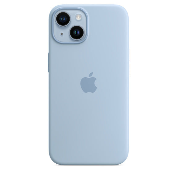 Coque en silicone avec MagSafe pour iPhone 14