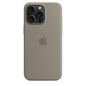 Coque en silicone avec MagSafe pour iPhone 15 Pro Max