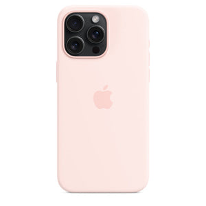 Coque en silicone avec MagSafe pour iPhone 15 Pro Max