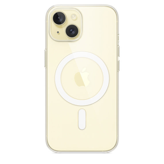 Coque transparente avec MagSafe pour iPhone 15
