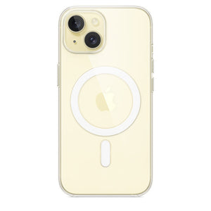 Coque transparente avec MagSafe pour iPhone 15